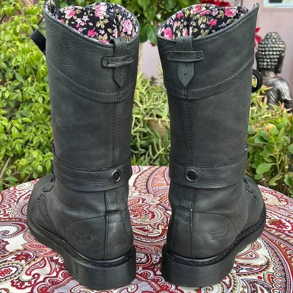 Dr. Martens Mirage Floral Triumph 1914 Tall Boots - Picture 8 of 17